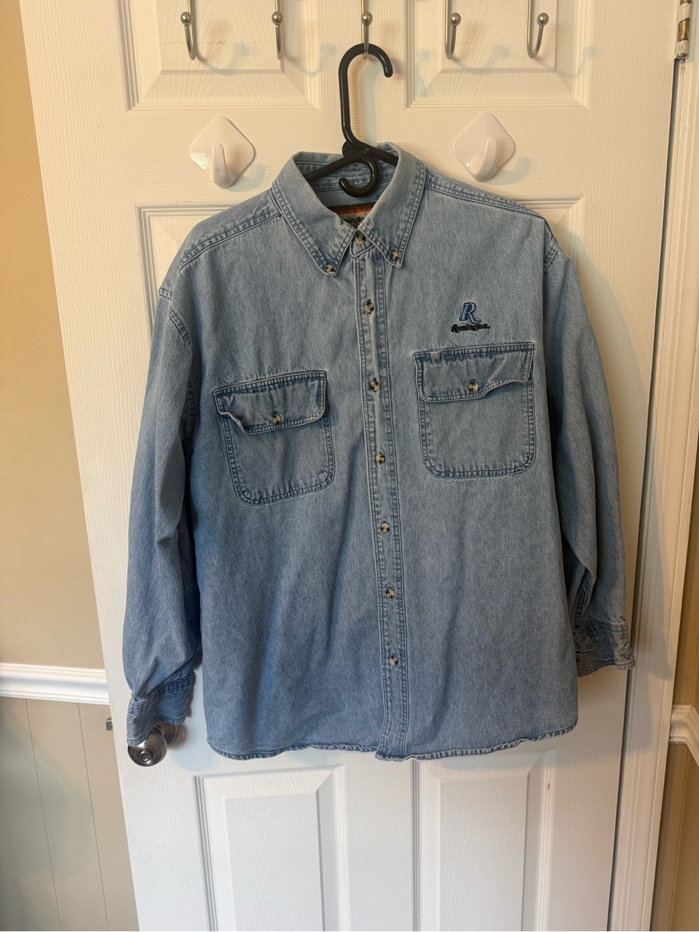 Remington Light Blue Denim Button-Down Shirt